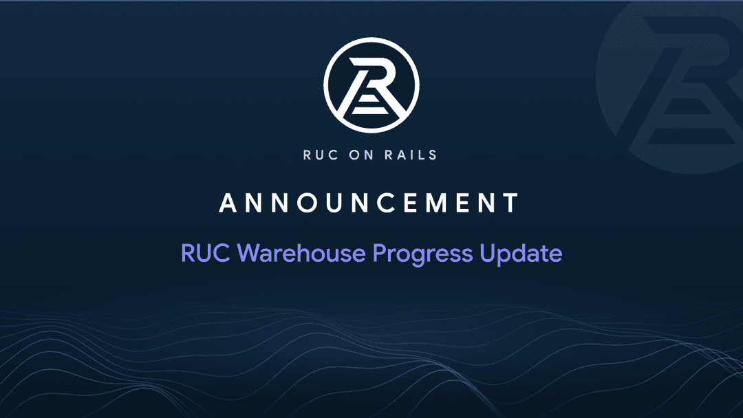 RUC Warehouse Progress Update