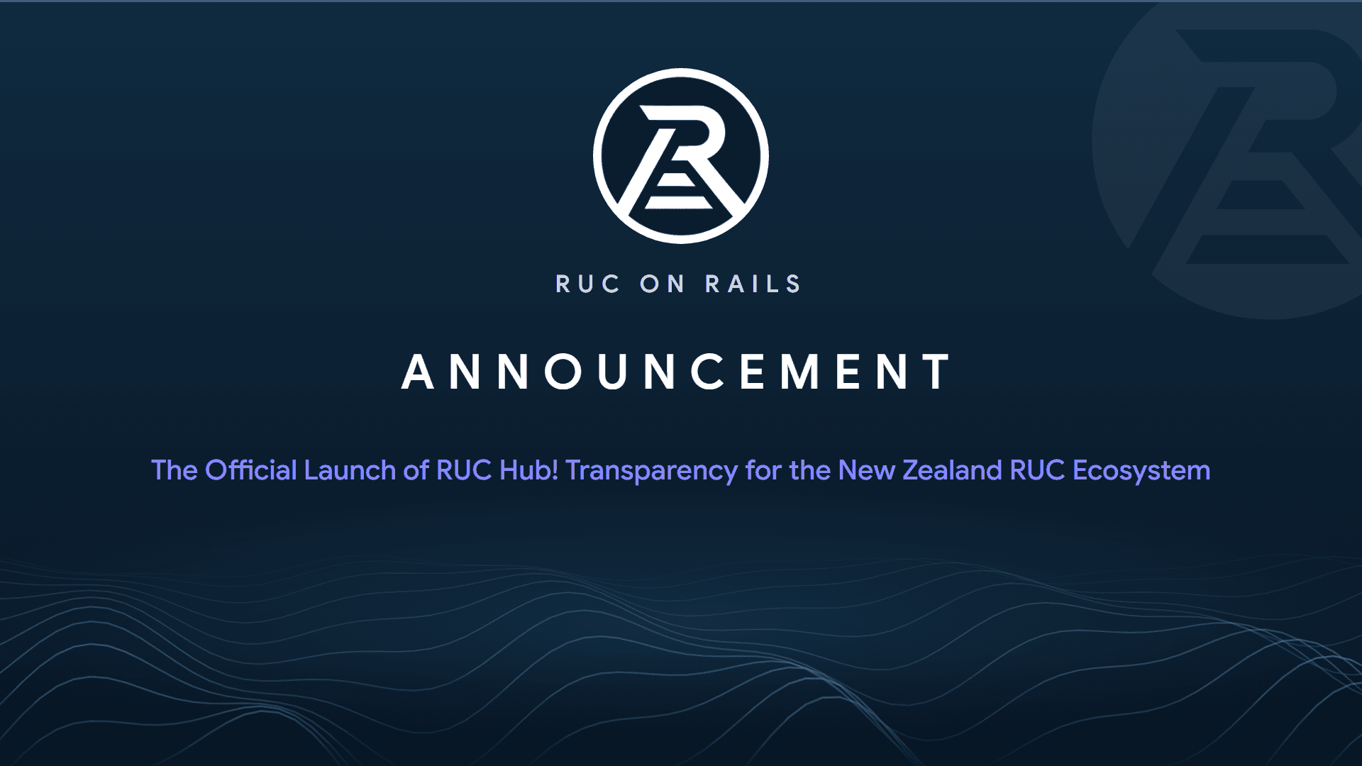 The Official Launch of RUC Hub! Transparency for the New Zealand RUC Ecosystem