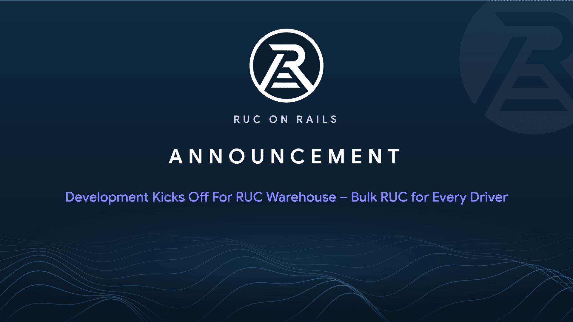 Development Kicks Off For RUC Warehouse – Bulk RUC for Every Driver