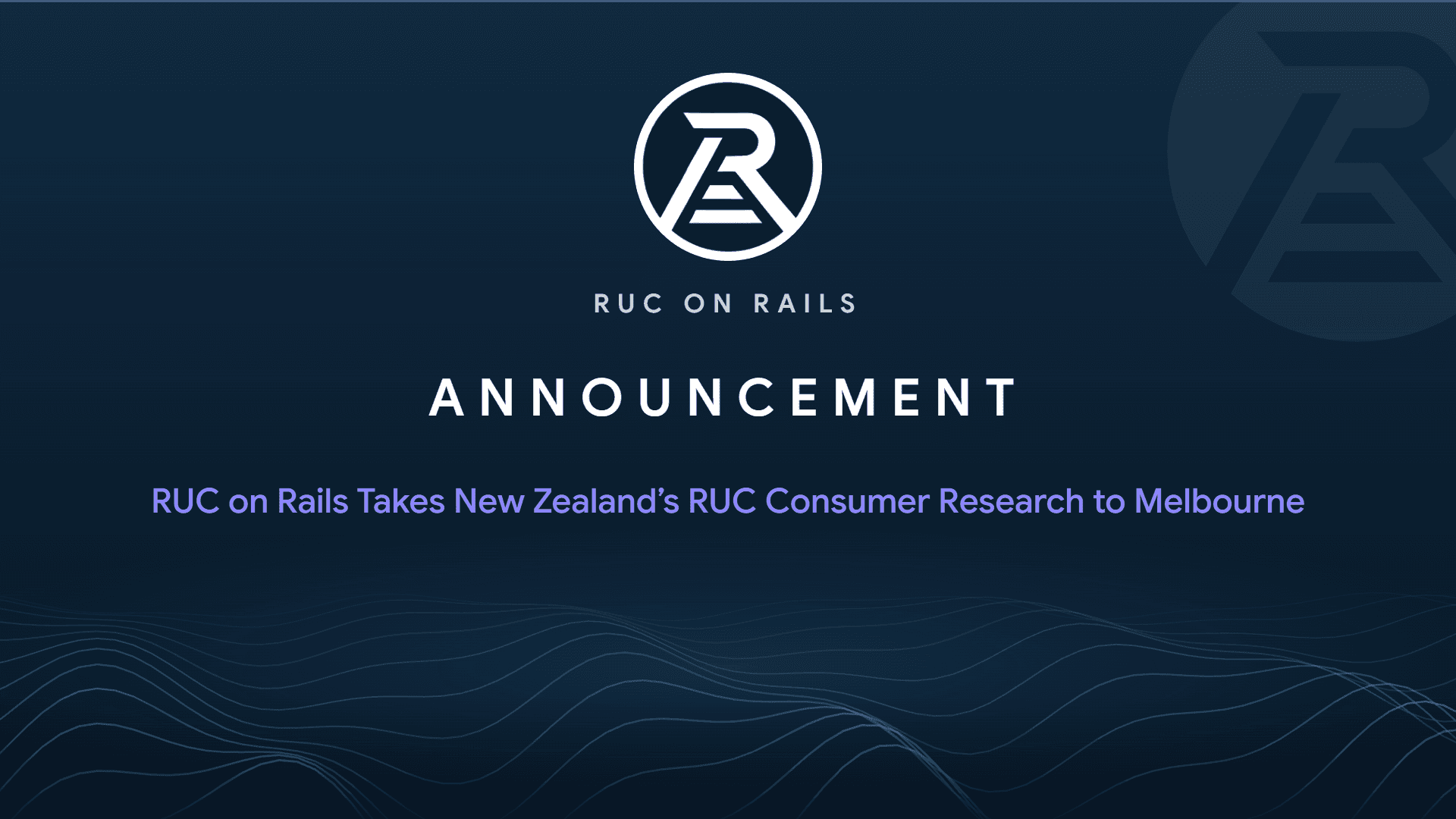 RUC on Rails Takes New Zealand’s RUC Consumer Research to Melbourne