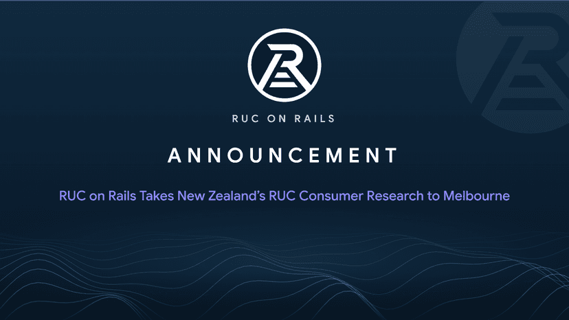 RUC on Rails Takes New Zealand’s RUC Consumer Research to Melbourne