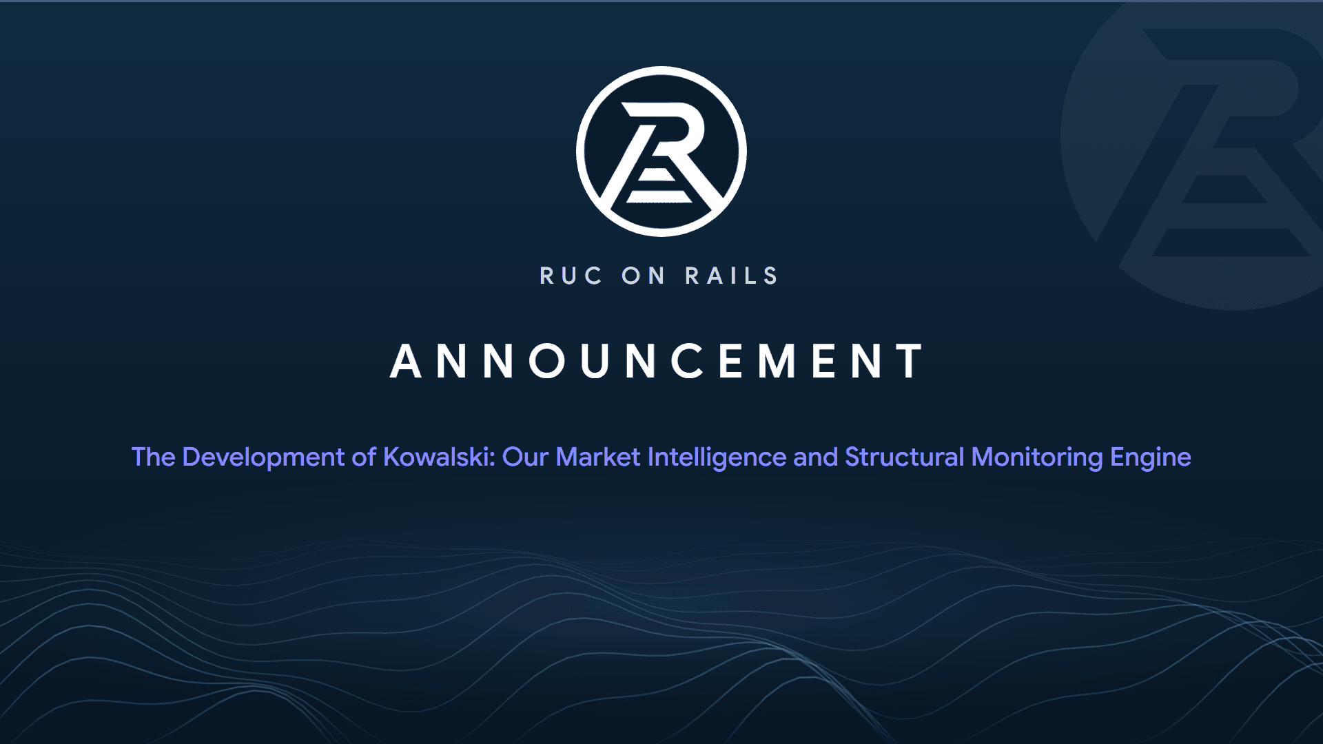 The Development of Kowalski: Our Market Intelligence and Structural Monitoring Engine