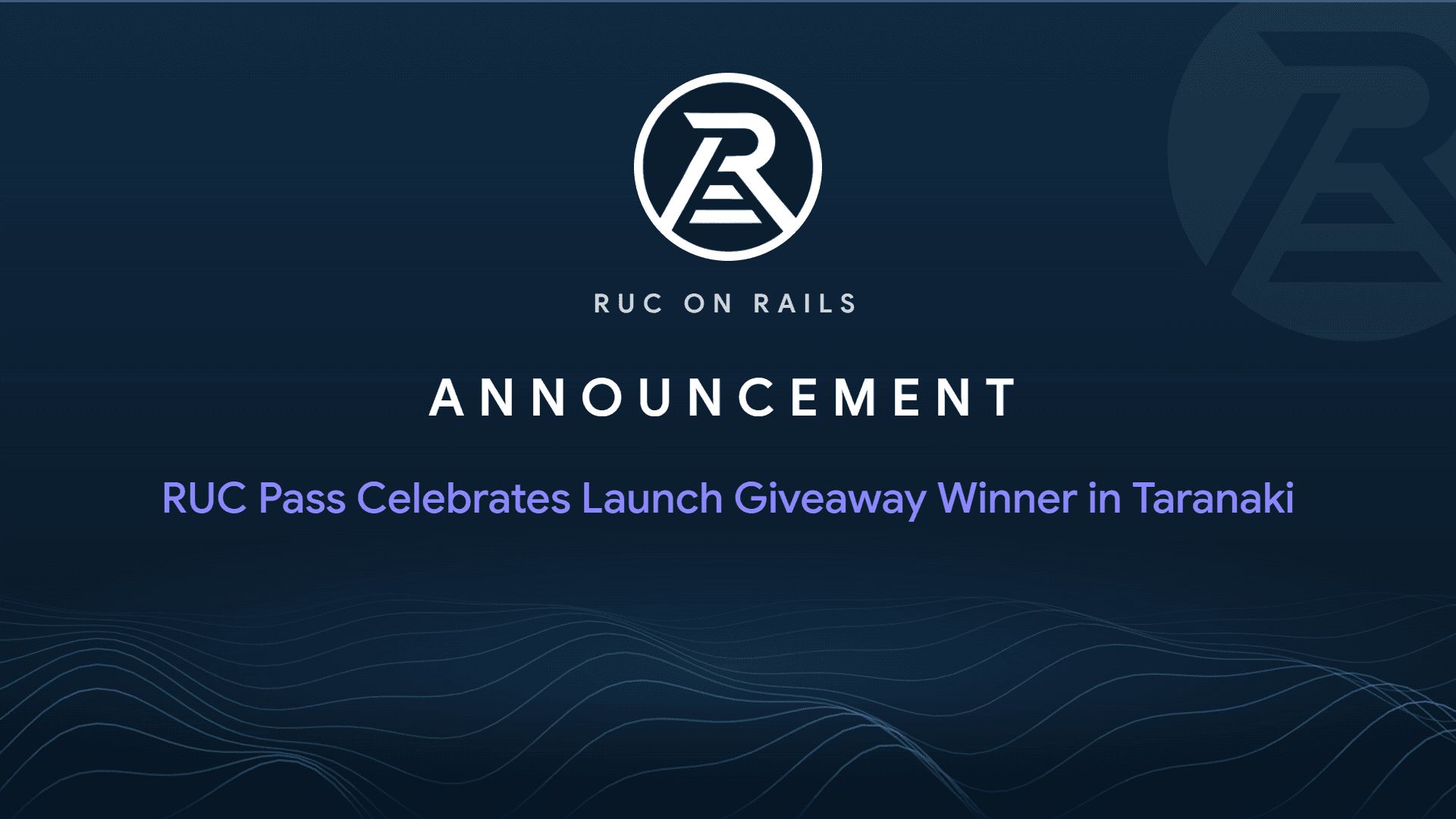 RUC Pass Celebrates Launch Giveaway Winner in Taranaki