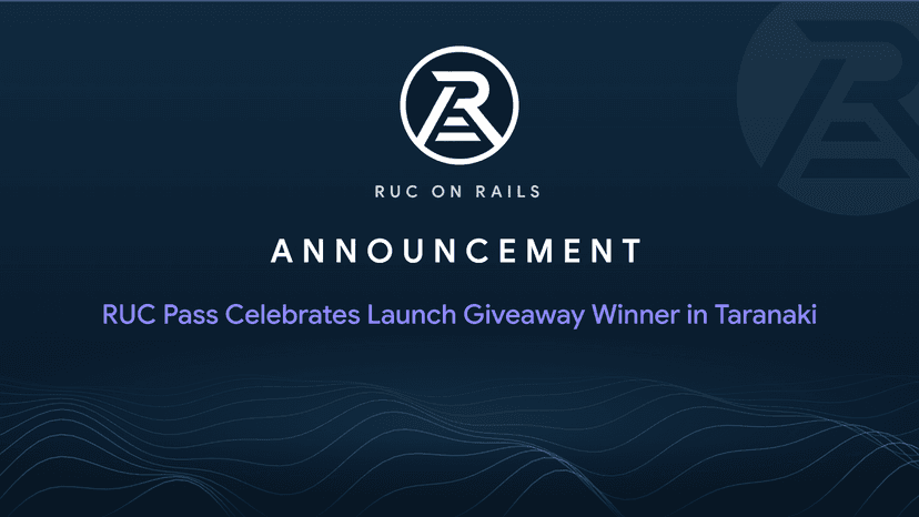 RUC Pass Celebrates Launch Giveaway Winner in Taranaki